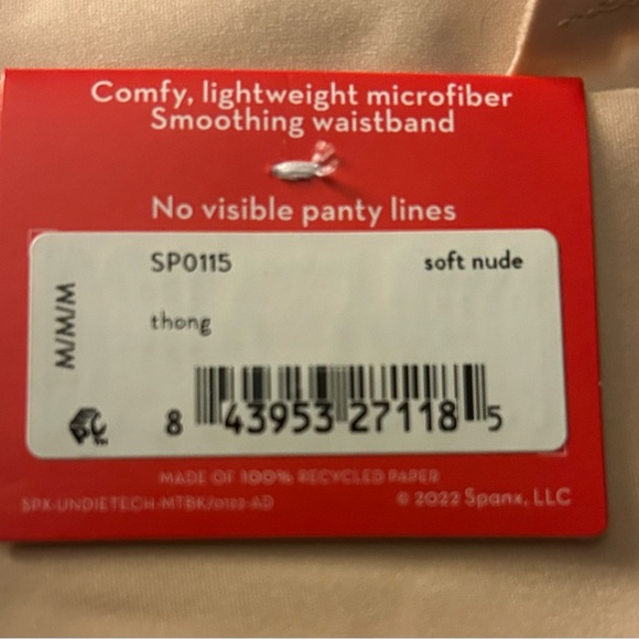 SPANXsmooth™ Undie-tectable Thong SP0115 (Medium) - Picture 4 of 4